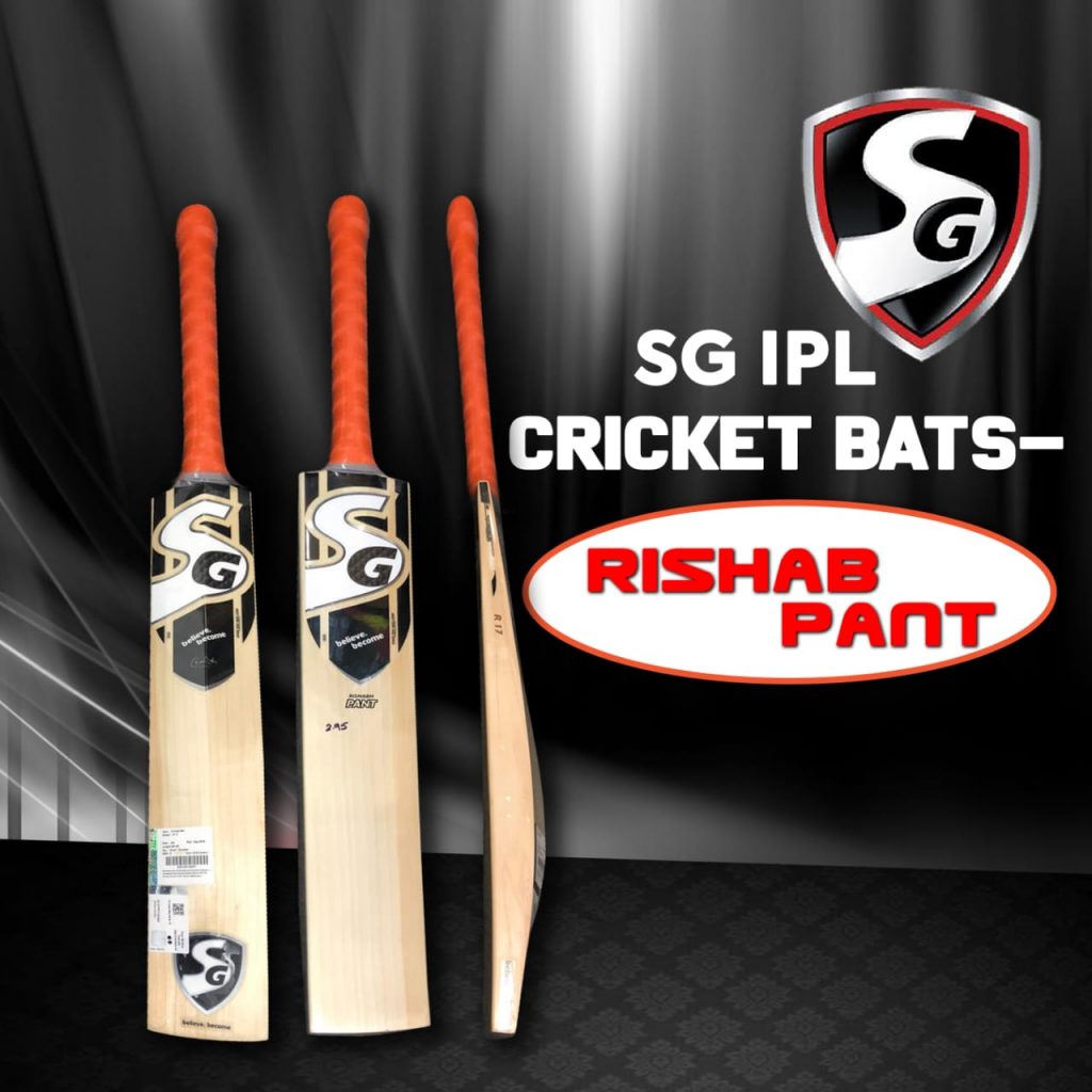 Select IPL Special SG RISHAB PANT Edition English Willow Cricket Bat